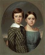 John Oscar Kent and His Sister, Sarah Eliza Kent. Samuel Lancaster Gerry